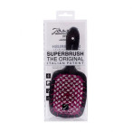 Гребінець для волосся чорна з фіолетовим Janeke Superbrush Original 