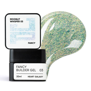 Білдер-гель з ефектом хамелеона Jerden Proff Fancy Builder Gel №03 (бірюзовий) 20 мл