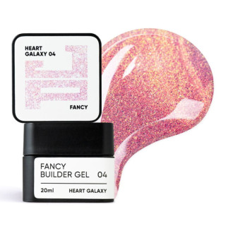 Білдер-гель з ефектом хамелеона Jerden Proff Fancy Builder Gel №04 (рожевий) 20 мл