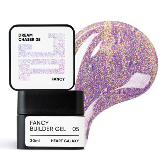 Білдер-гель з ефектом хамелеона Jerden Proff Fancy Builder Gel №05 (фіолетовий) 20 мл