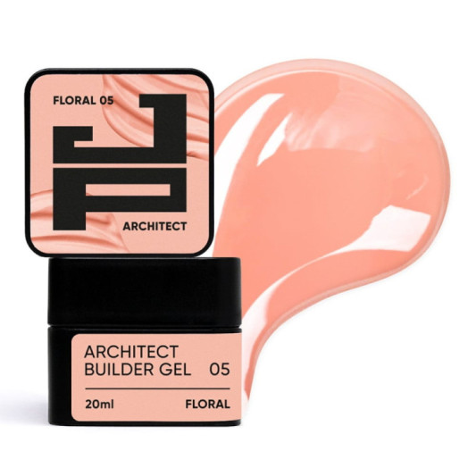 Густий білдер-гель для моделювання Jerden Proff Architect Builder Gel №05 (рожевий) 20 мл