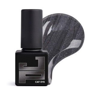 Гель-лак для нігтів Jerden Proff Cat Eye 010 Charcoal сіро-чорний 5 мл