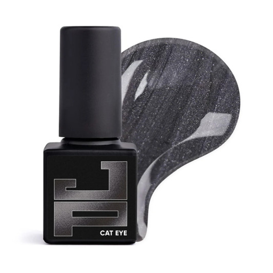 Гель-лак для нігтів Jerden Proff Cat Eye 010 Charcoal сіро-чорний 5 мл
