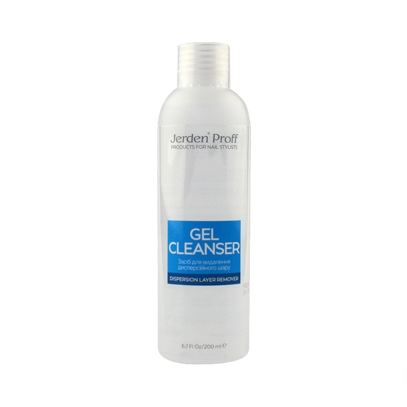 Засіб для видалення липкого шару Jerden Proff Gel Cleanser 200 мл Засіб для видалення липкого шару Jerden Proff Gel Cleanser 200 мл