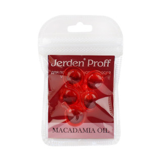 Вітамінна сироватка (капсули) для пошкодженного волосся Jerden Proff Macadamia Oil 5 шт