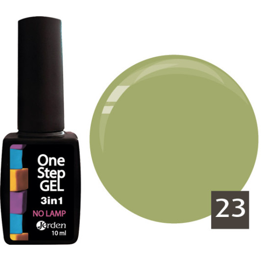 Лак для нігтів з ефектом гелю №23 10 мл, Jerden One Step 3 in 1