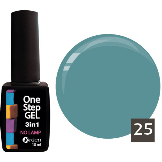 Лак для нігтів з ефектом гелю №25 10 мл, Jerden One Step 3 in 1