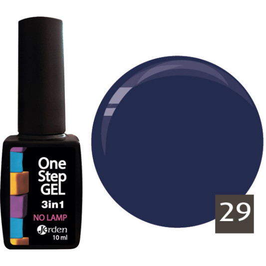 Лак для нігтів з ефектом гелю №29 10 мл, Jerden One Step 3 in 1