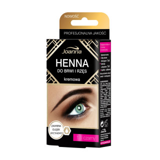 Фарба для брів і вій чорна Joanna Henna Eyebrow & Eyelash Tint