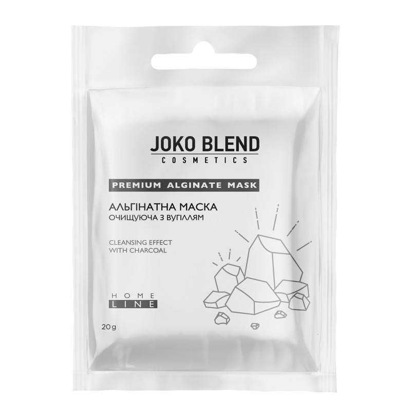 Альгінатна маска очищуюча з вугіллям 20 г, Joko Blend Альгінатна маска очищуюча з вугіллям 20 г, Joko Blend