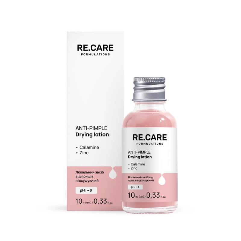 Локальний засіб від прищів підсушуючий Re.Care Anti-Pimple Drying Lotion 10 мл Локальний засіб від прищів підсушуючий Re.Care Anti-Pimple Drying Lotion 10 мл
