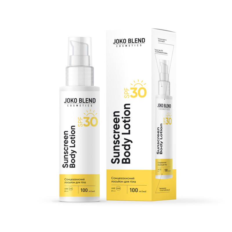Сонцезахисний лосьйон для тіла SPF 30 Joko Blend 100 мл