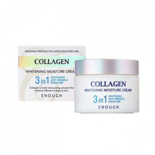 Увлажняющий омолаживающий крем для лица с эффектом осветления Enough Collagen Whitening Moisture Cream 3 in 1 50 мл