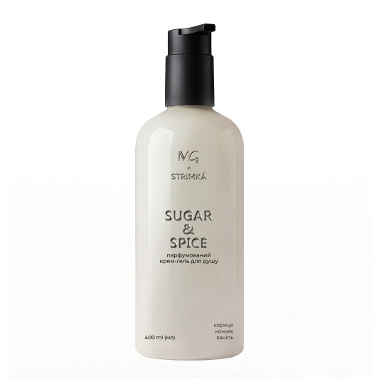 Парфумований крем-гель для душу Sugar & Spice MG & STRIMKA 400 мл