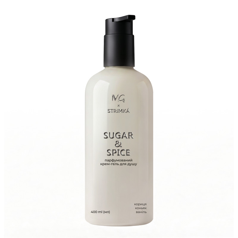 Парфумований крем-гель для душу Sugar & Spice MG & STRIMKA 400 мл Парфумований крем-гель для душу Sugar & Spice MG & STRIMKA 400 мл