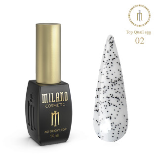 Глянцевий топ №02 Milano Quail Egg Top 10 мл