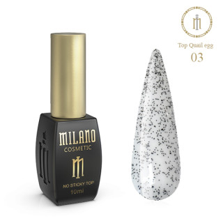 Глянцевий топ №03 Milano Quail Egg Top 10 мл