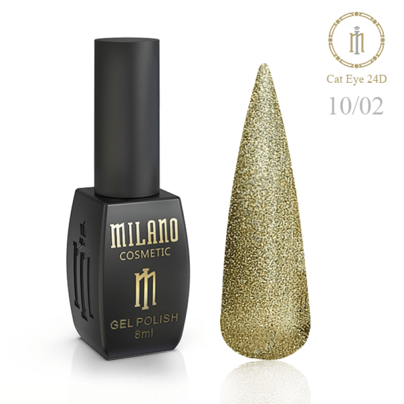 Гель-лак №10/02 Milano Cat Eye Effulgence 8 мл Гель-лак №10/02 Milano Cat Eye Effulgence 8 мл