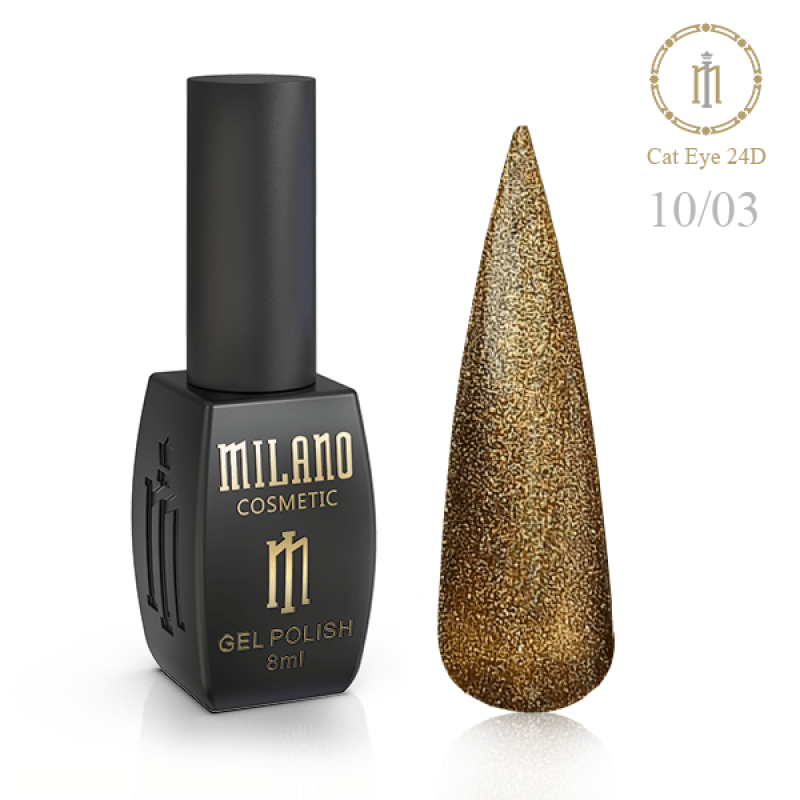 Гель-лак №10/03 Milano Cat Eye Effulgence 8 мл Гель-лак №10/03 Milano Cat Eye Effulgence 8 мл