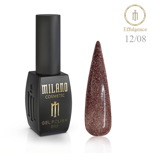 Гель-лак №12/08 Milano Effulgence 8 мл