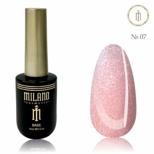 Рідкий полігель з шимером №07 Milano Liquid Polygel 15 мл