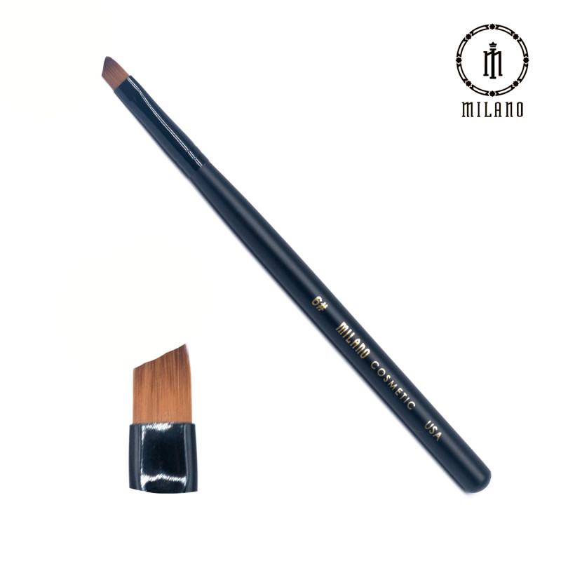 Пензель для гелю (Oval) №6 Milano Пензель для гелю (Oval) №6 Milano