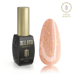 База цветная с золотой поталью №01 Milano Golden Bloom 10 мл