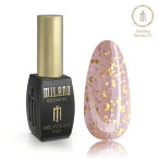 База цветная с золотой поталью №02 Milano Golden Bloom 10 мл База цветная с золотой поталью №02 Milano Golden Bloom 10 мл