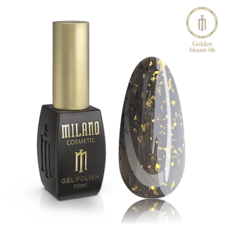 База кольорова з золотою поталью №06 Milano Golden Bloom 10 мл