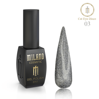 Гель-лак №03 Milano Disco Cat Eye 8 мл