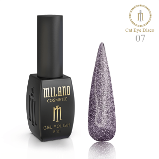 Гель-лак №07 Milano Disco Cat Eye 8 мл