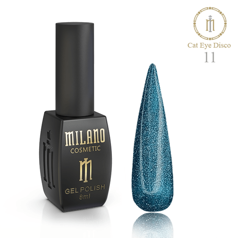Гель-лак №11 Milano Disco Cat Eye 8 мл Гель-лак №11 Milano Disco Cat Eye 8 мл