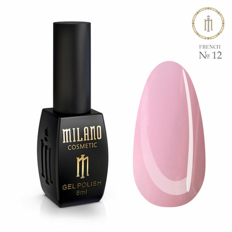 Гель-лак Milano French №12 8мл Гель-лак Milano French №12 8мл