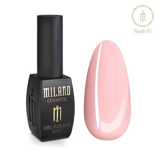 Гель-лак Milano Nude 01 8мл