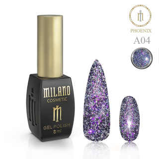 Гель-лак Milano Phoenix A04 8мл
