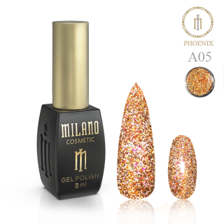 Гель-лак Milano Phoenix A05 8мл