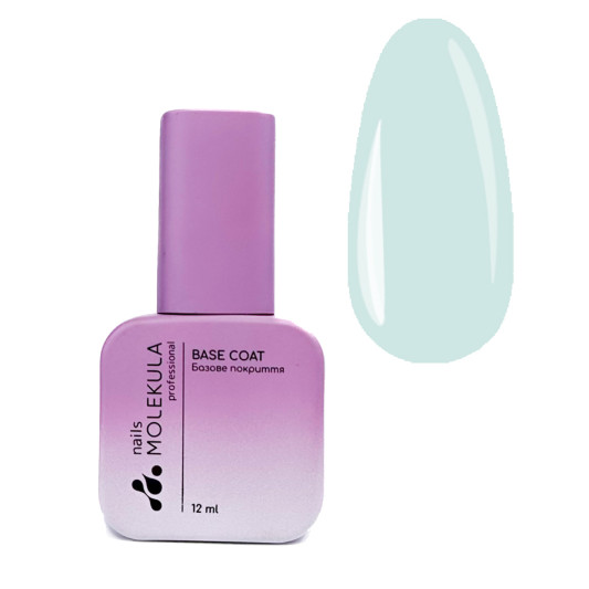 База для гель-лаку (м'ятний) Nails Molekula Base Macaron Color Mint 12 мл