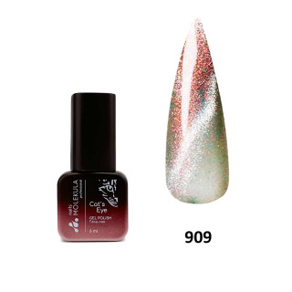 Гель-лак 9D эффект кошачий глаз №909 (кварцевый) Nails Molekula 6 мл