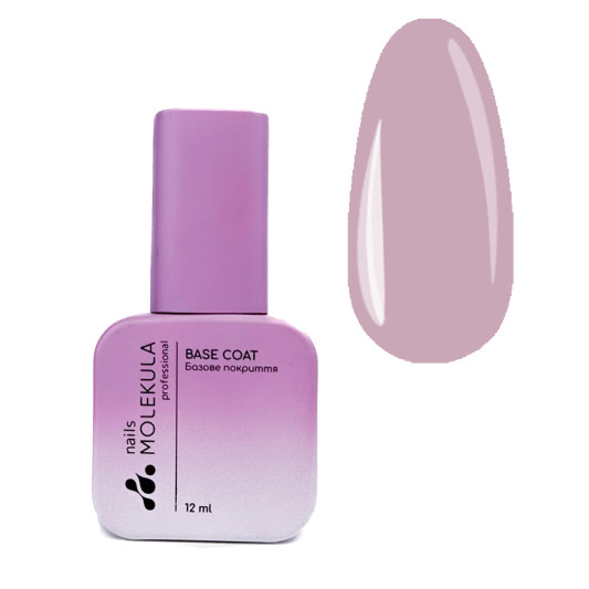 База рожево-коричнева Base Nude cover Nails Molekula 12 мл