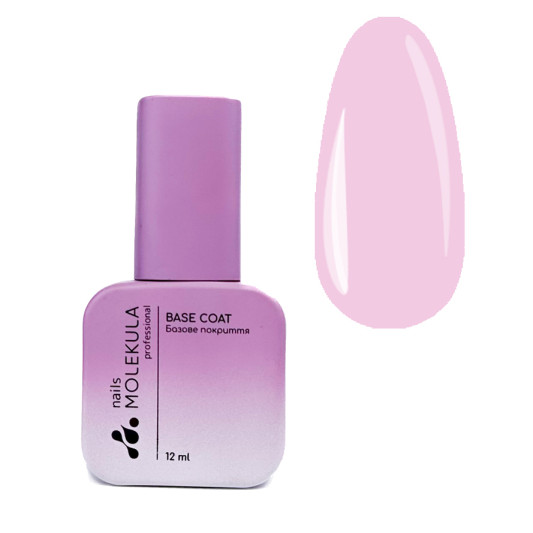 База рожева Base Nude hued Nails Molekula 12 мл