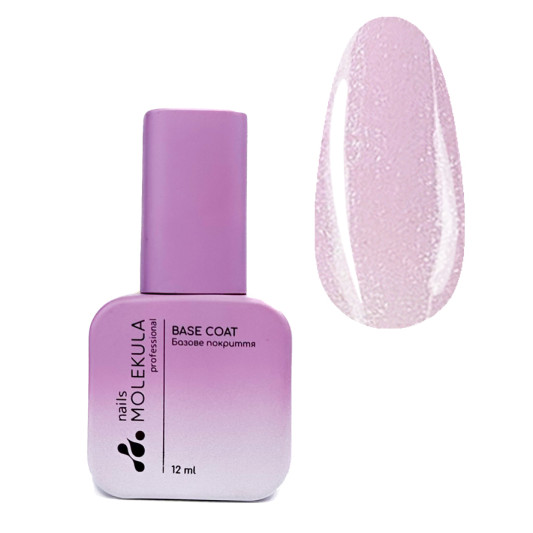 База королівський рожевий Base royal pink Nails Molekula 12 мл