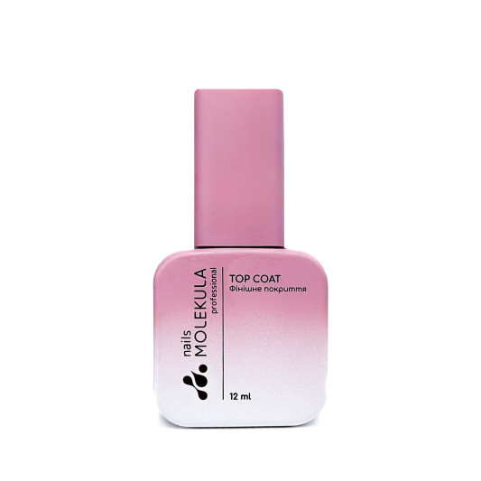 Каучуковий топ без липкого шару Top Rubber no sticky Nails Molekula 12 мл