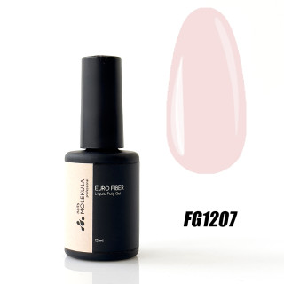 Моделирующая гель-база Berry Shake (ягодный шейк) Nails Molekula Euro Fiber Gel 12 мл