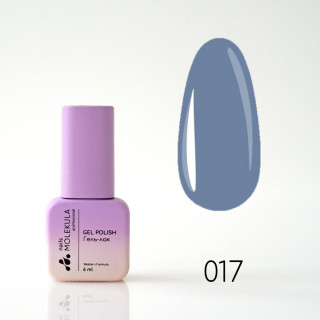 Гель-лак Gel Polish №017 Сизий Nails Molekula 6 мл