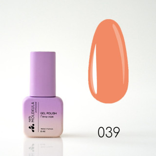 Гель-лак Gel Polish №039 Абрикосовий Nails Molekula 6 мл