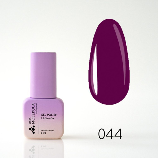 Гель-лак Gel Polish №044 Сливовий Nails Molekula 6 мл