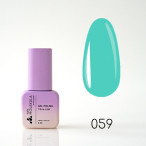 Гель-лак Gel Polish №059 Ментоловий Nails Molekula 6 мл Гель-лак Gel Polish №059 Ментоловий Nails Molekula 6 мл
