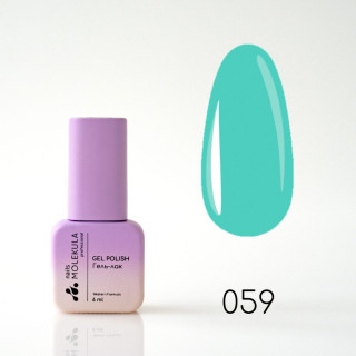 Гель-лак Gel Polish №059 Ментоловий Nails Molekula 6 мл