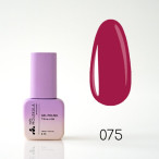 Гель-лак Gel Polish №075 Бордово сливовий Nails Molekula 6 мл