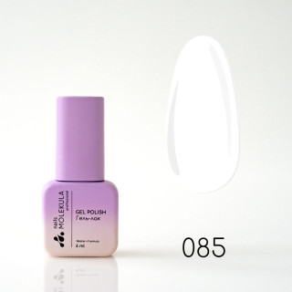 Гель-лак Gel Polish №085 Щільний білий Nails Molekula 6 мл